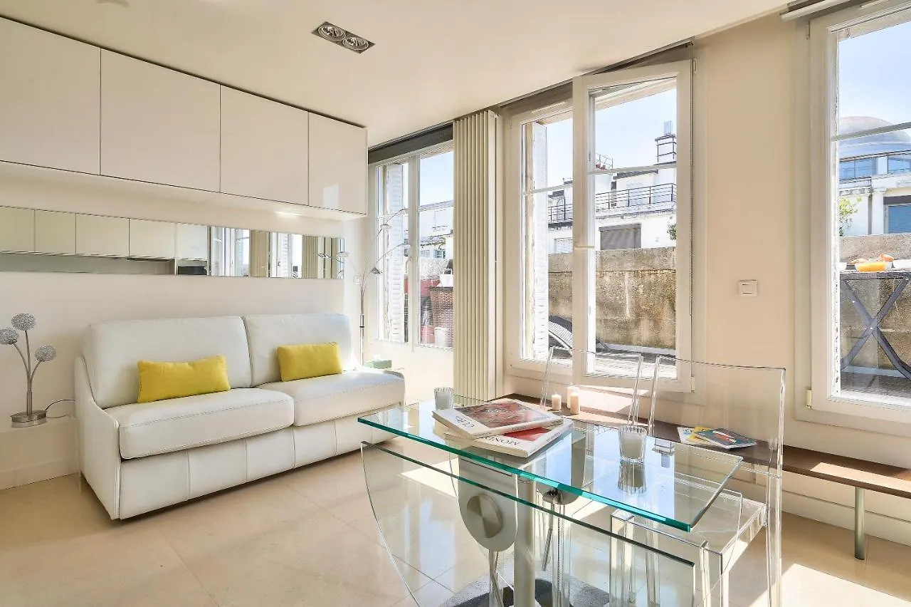 Designed Studio With Ac-Terrasse Vue Tour Eiffel Paris