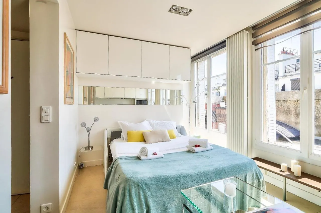 Designed Studio With Ac-Terrasse Vue Tour Eiffel Paris 0*,  Frankrike